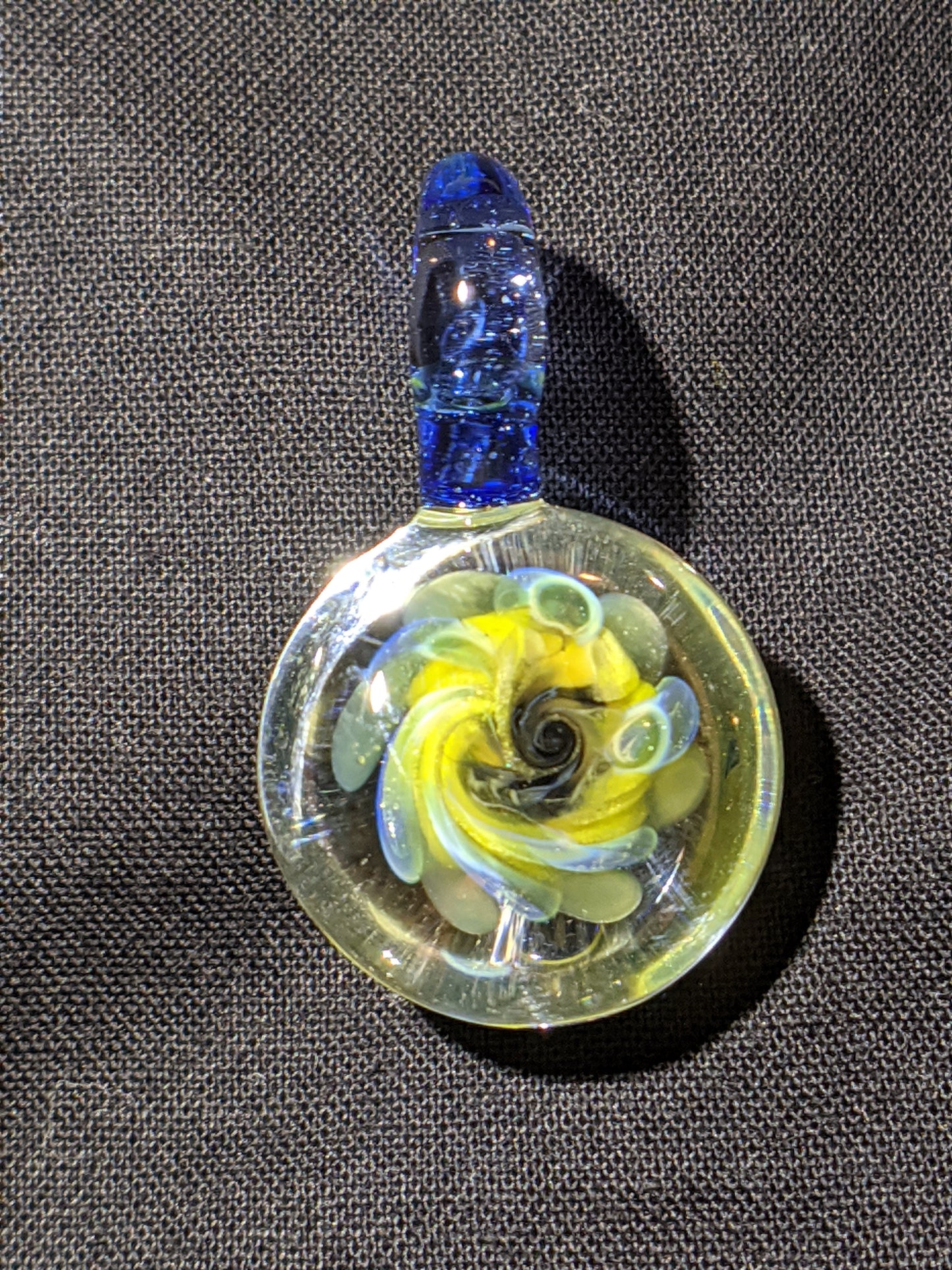 Eric G Glass Pastel Implosion Pendant