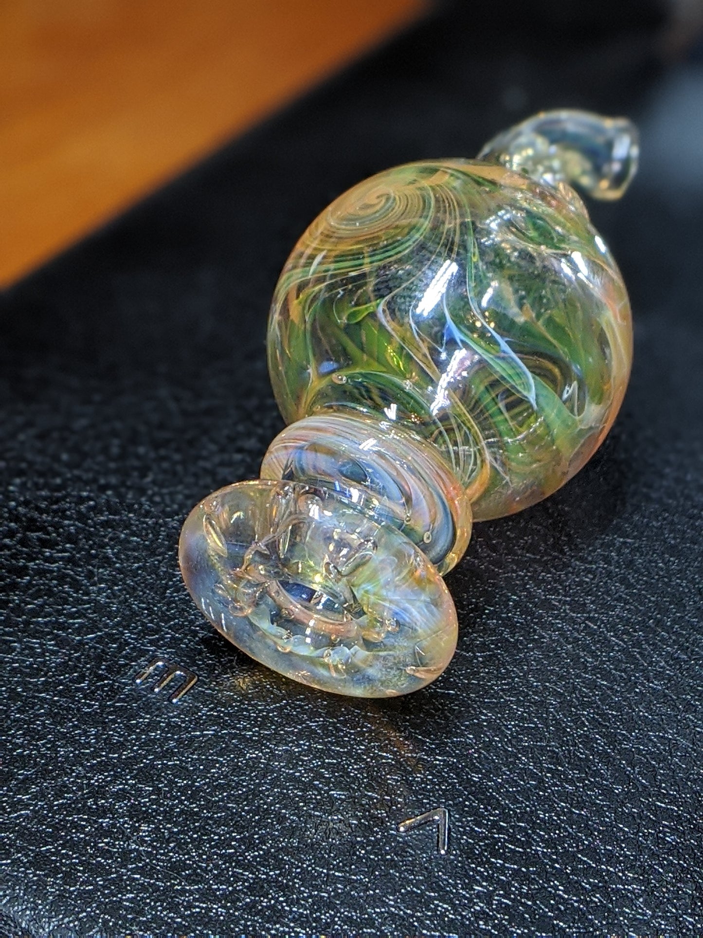 Kaliber Glass Dual Twisted Spout Spinner Bubble Cap