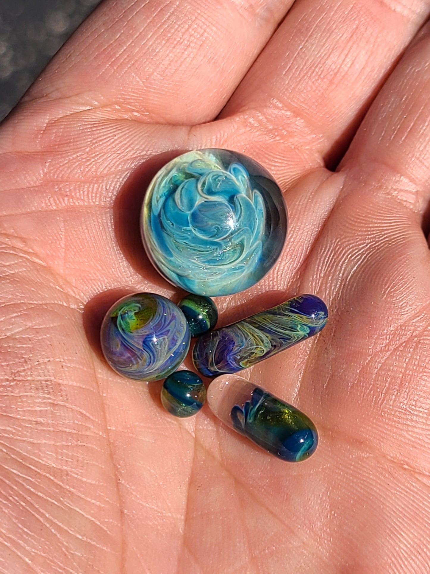 Custom Terp Slurper Set by Eric G Glass
