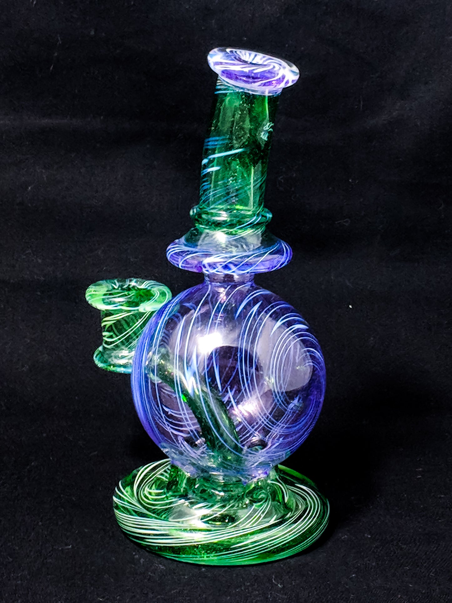 Earl Jr Glass Green Stardust Rippla | Heady Glass | Instagram
