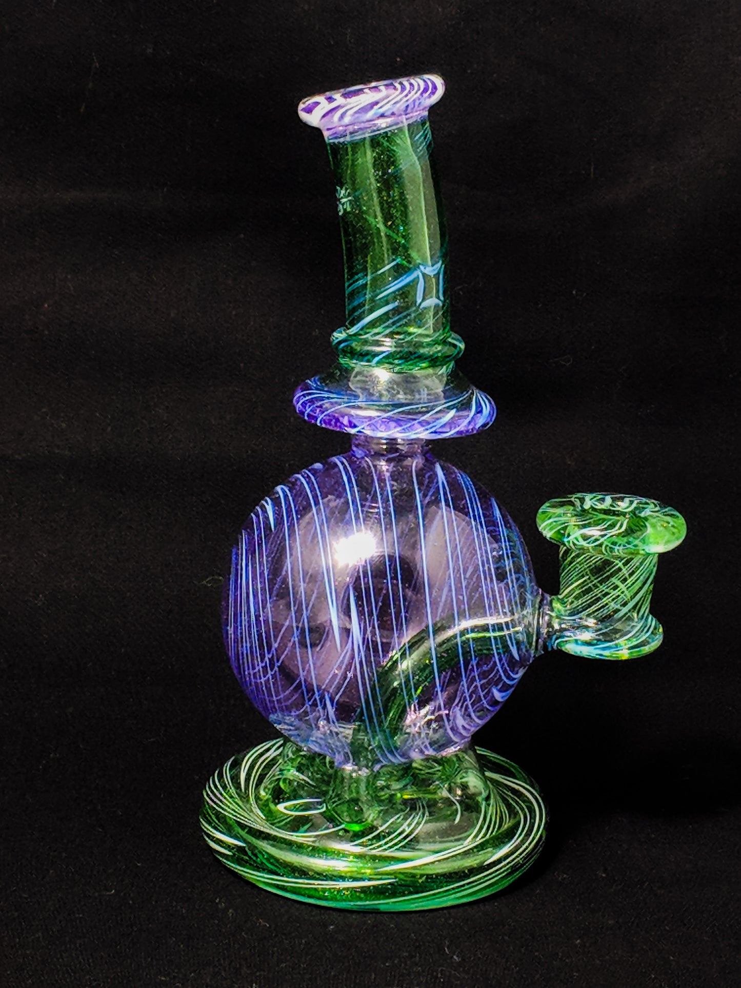 Earl Jr Glass Green Stardust Rippla | Heady Glass | Instagram