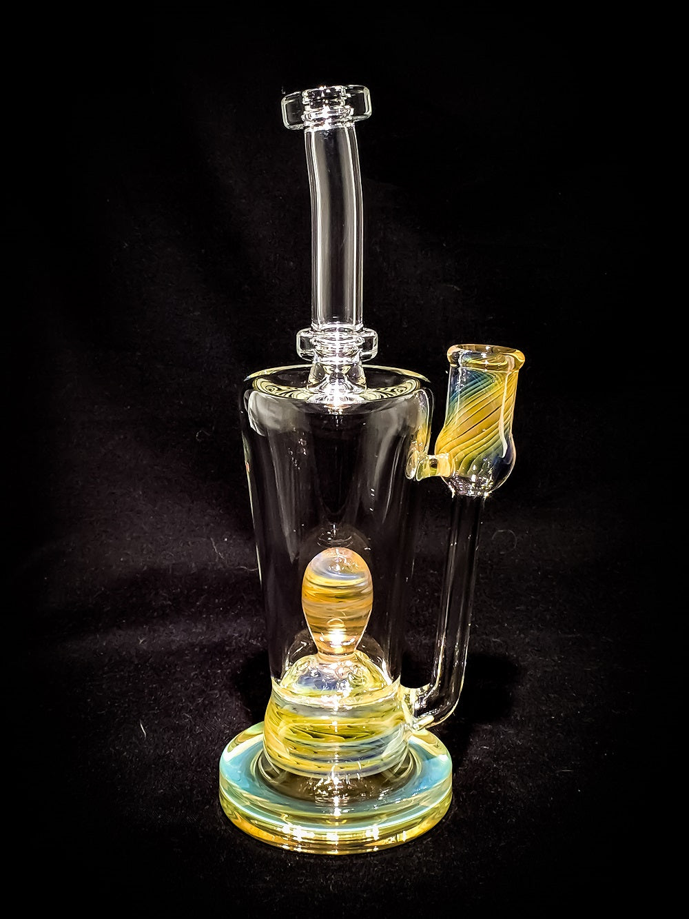 Steven Ibbotson Fumed Plate perc Rig | Heady Glass | Instagram