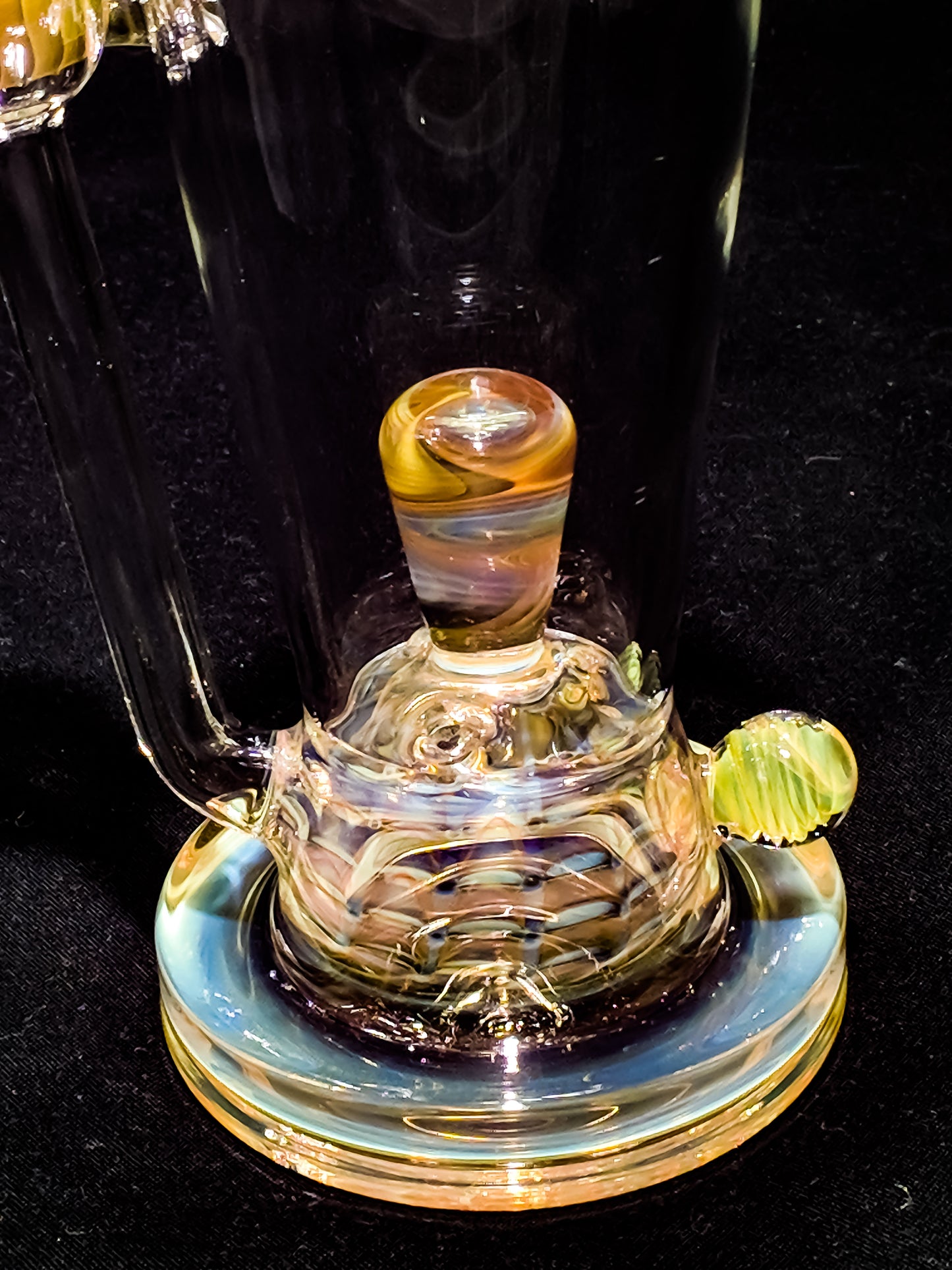 Steven Ibbotson Wrap and Raked Fumed Rig | Heady Glass | Instagram