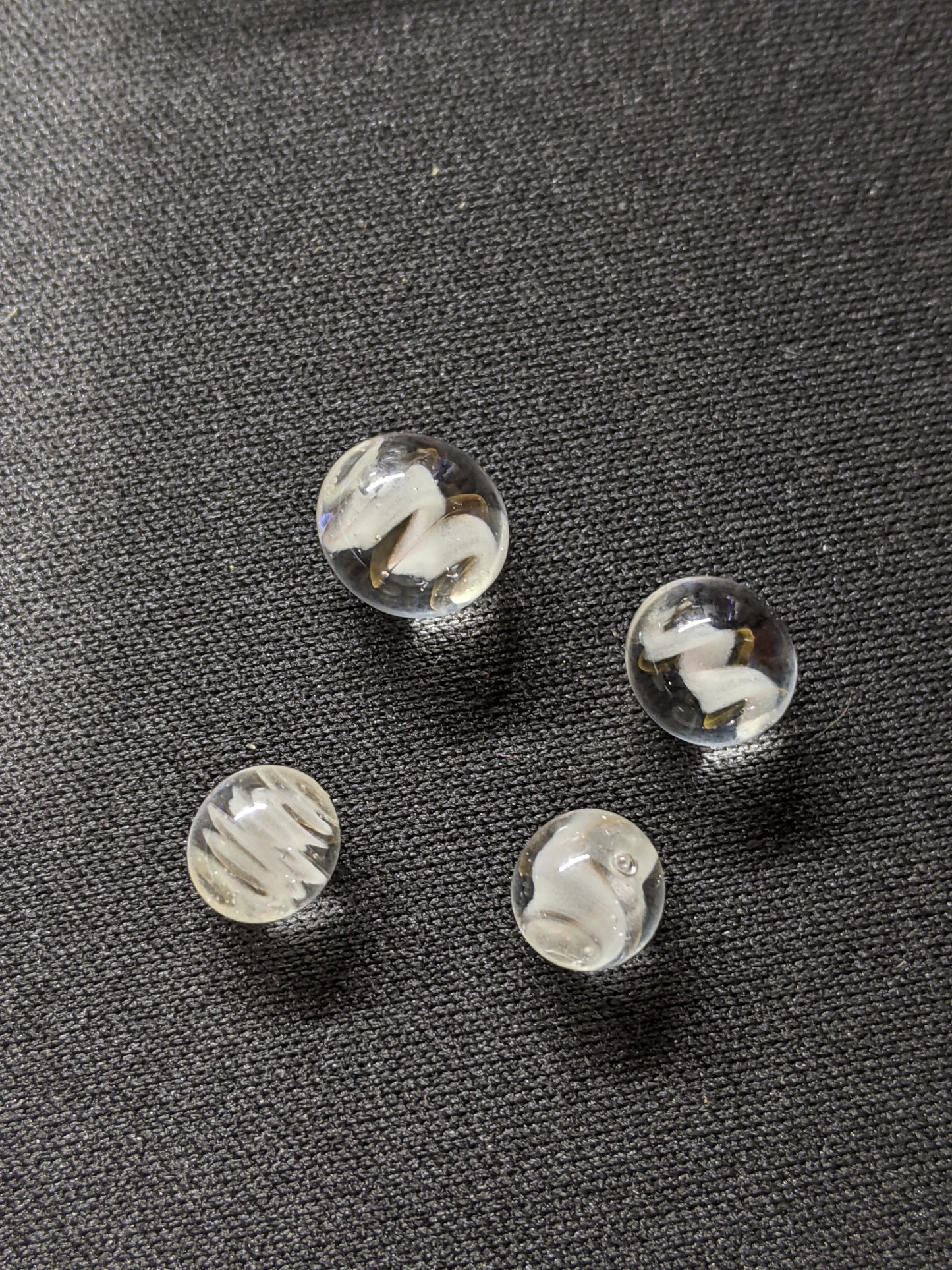 Eric G Glass Uv Cane Terp Pearls set of 2