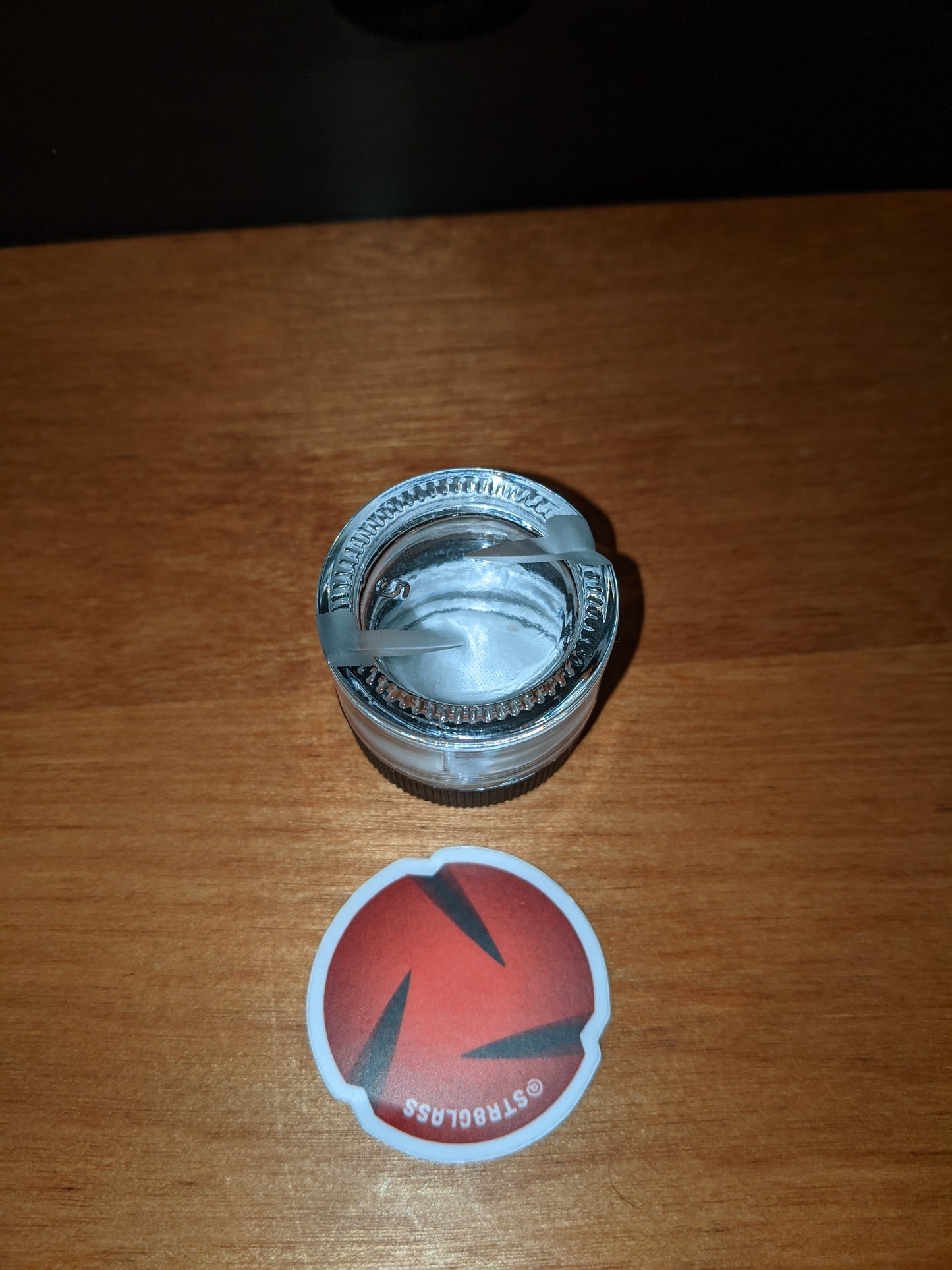 Str8 Glass Spinner Cap Jar 34mm