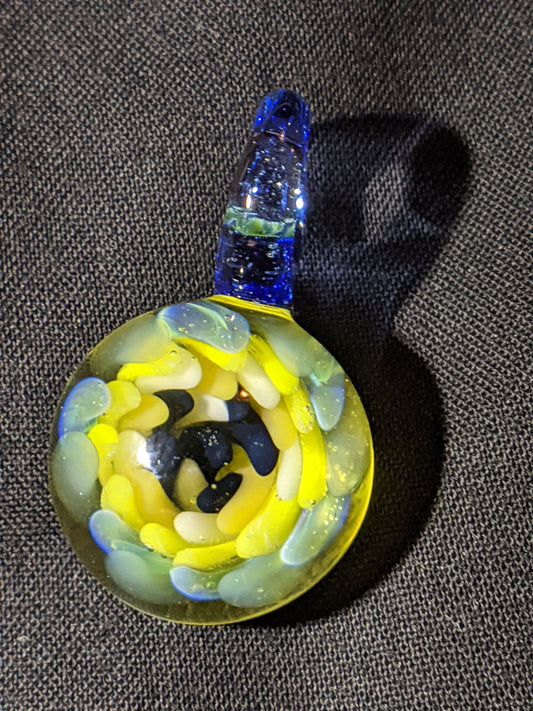 Eric G Glass Pastel Implosion Pendant