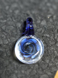 Eric G Glass UV Twisted Implosion Pendant