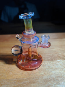 Kaliber Glass Gold and Silver Fumed Rig #2