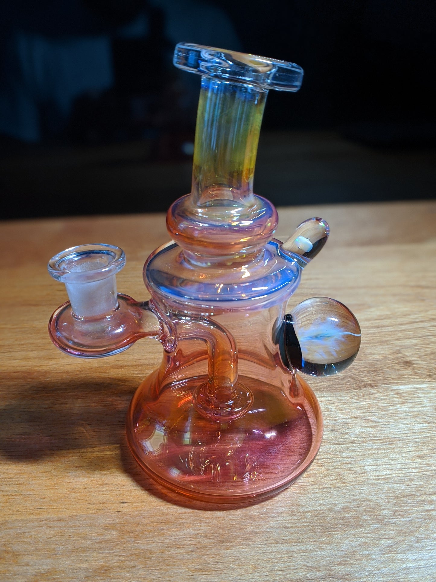 Kaliber Glass Gold and Silver Fumed Rig #2