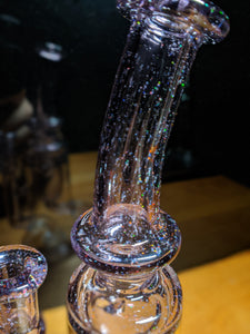 Dirge Glass Crushed Opal over Nightshade Internal Klein Recycler