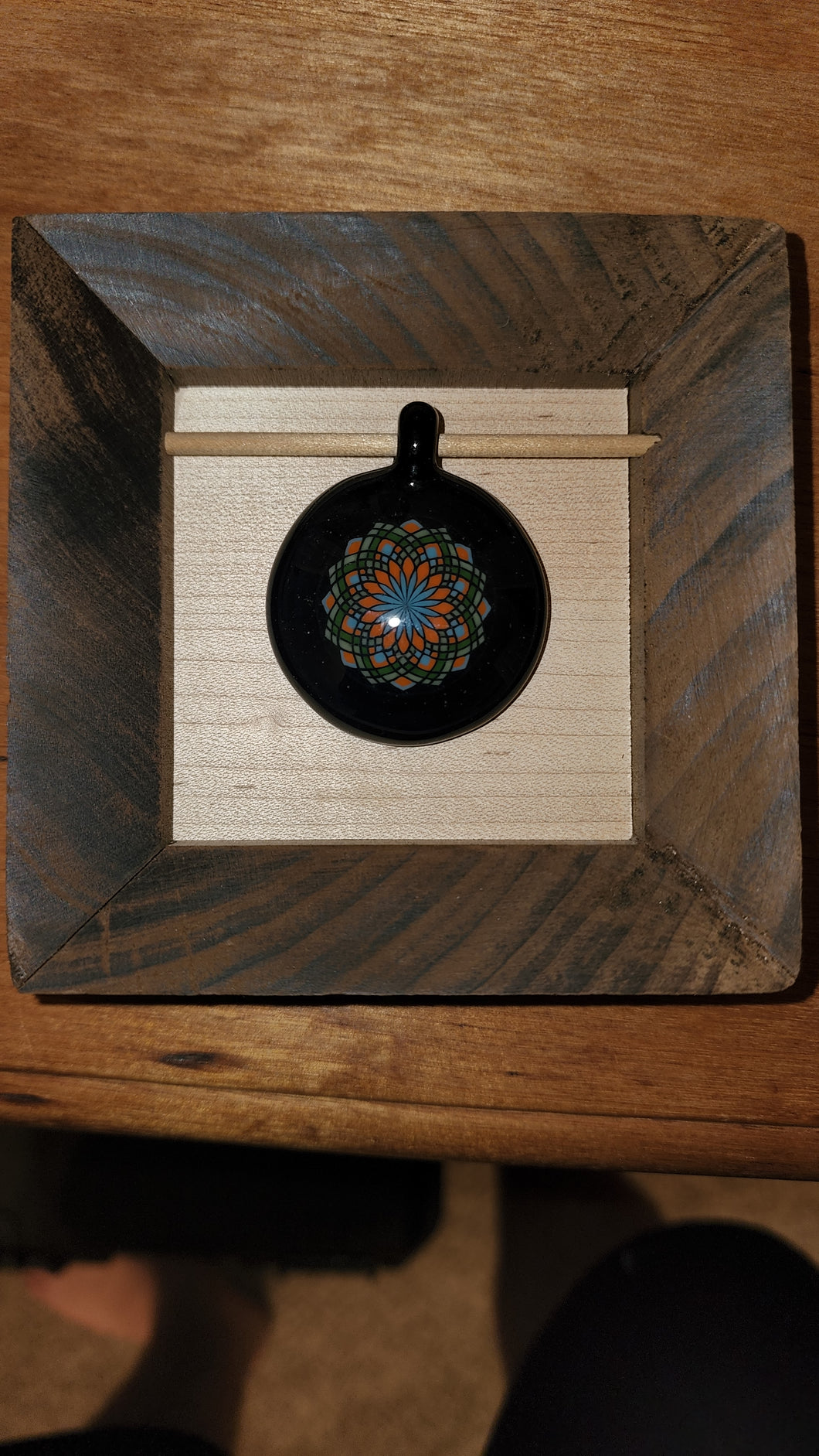 Bo Howe Fillacello Pendant with Wooden Display Stand