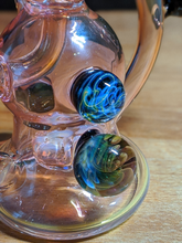 Kaliber Glass Fumed Recycler w/ Marble attachments