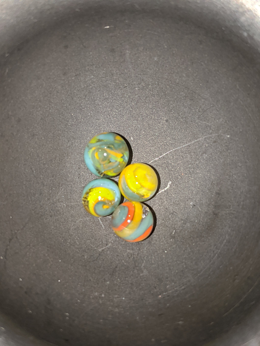 Eric G Glass Lineworked Terp Pearls with UV