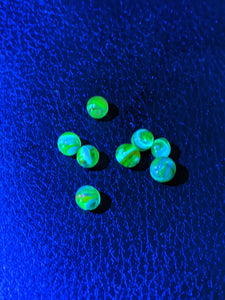 Eric G Glass Lineworked Terp Pearls with UV