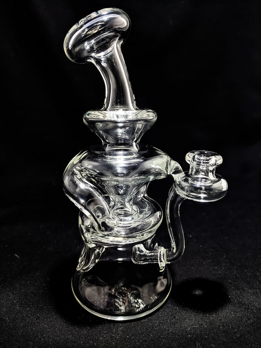 Worm Glass Dual Uptake Recycler | Heady Glass | Instagram