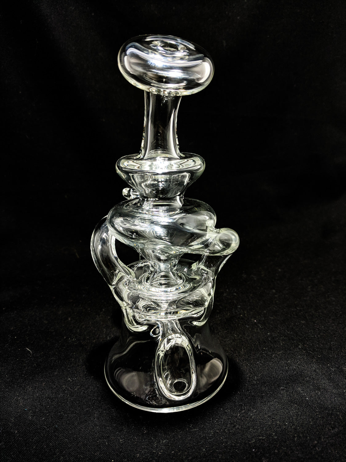 Worm Glass Dual Uptake Recycler | Heady Glass | Instagram