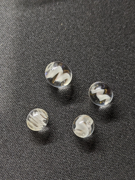 Eric G Glass Uv Cane Terp Pearls set of 2