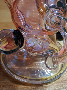 Kaliber Glass Fumed Recycler w/ Marble attachments