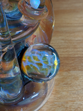 Kaliber Glass Fully Worked Gold and Silver Fumed Rig